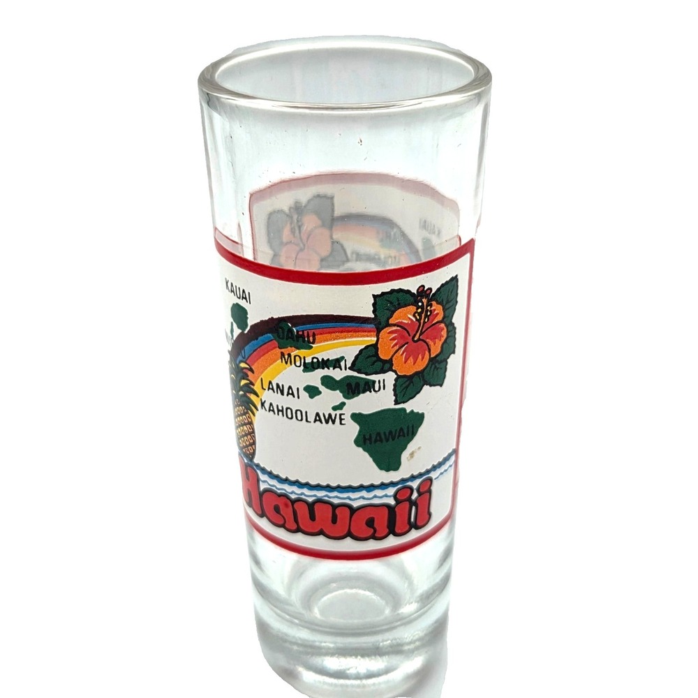 TALL Shot‎ Glass Hawaii and the Islands